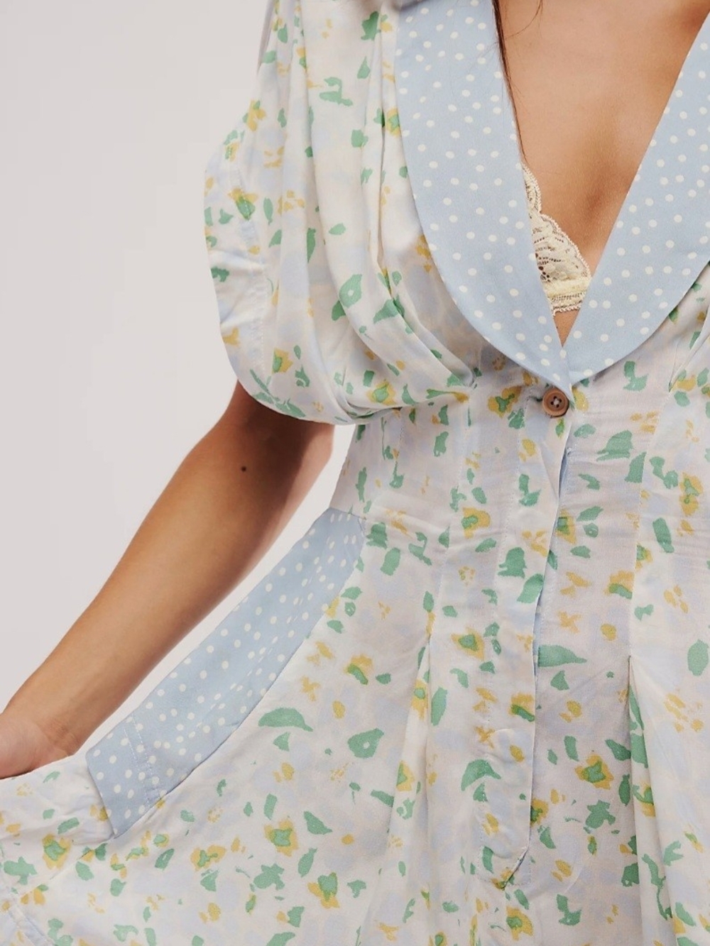NWT Free People Fiorella Romper Size Large